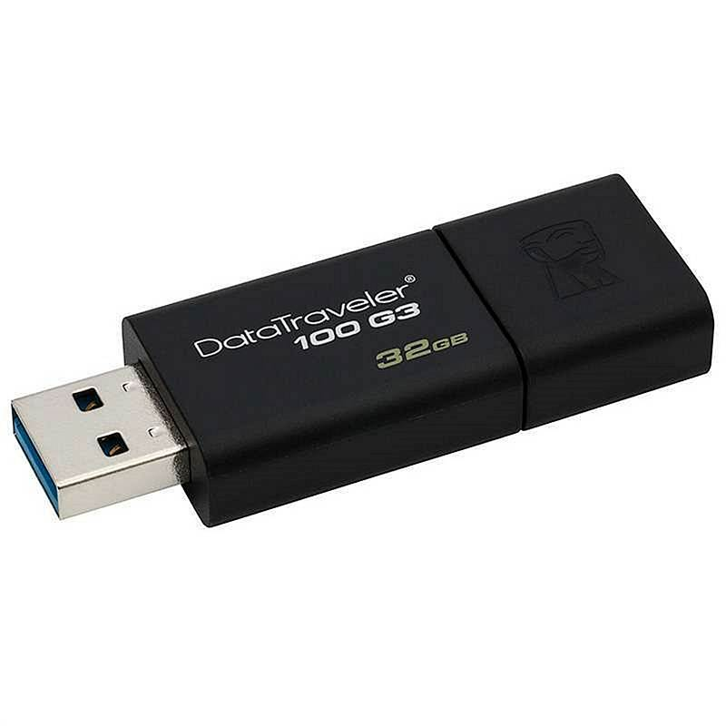 金士顿 DT100G3/32GBIN U盘/USB3.0/优盘 32GB (单位:个)