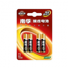 南孚 LR03-4/7号 碱性电池 4节/卡(单位：卡)