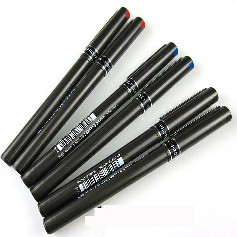 三菱 UB-155 中性笔 0.5mm10支/盒 (单位:盒) 红芯