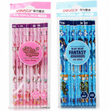 得力 S923 铅笔 HB/10支/袋 (单位:包) 混色