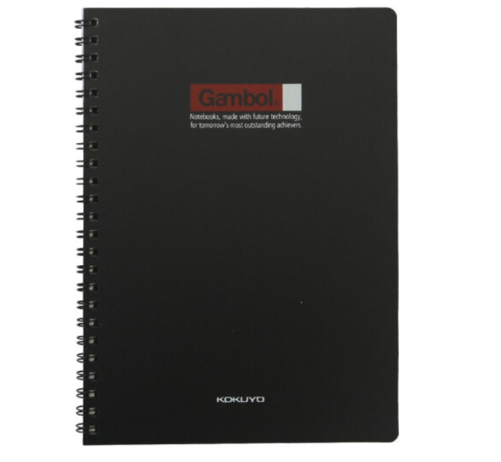 Gambol渡边系列WCN-DS6000 B5 60页 PP面双螺旋笔记本/记事本 